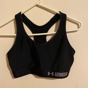 Under Armour sports bra black